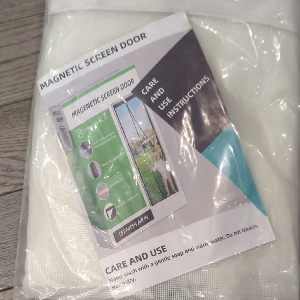 Mesh Magnetic Screen Door - New